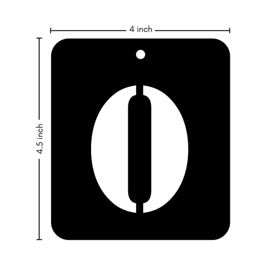 iCraft Numeric Stencil 4" x 4" - ICS-36 (0)
