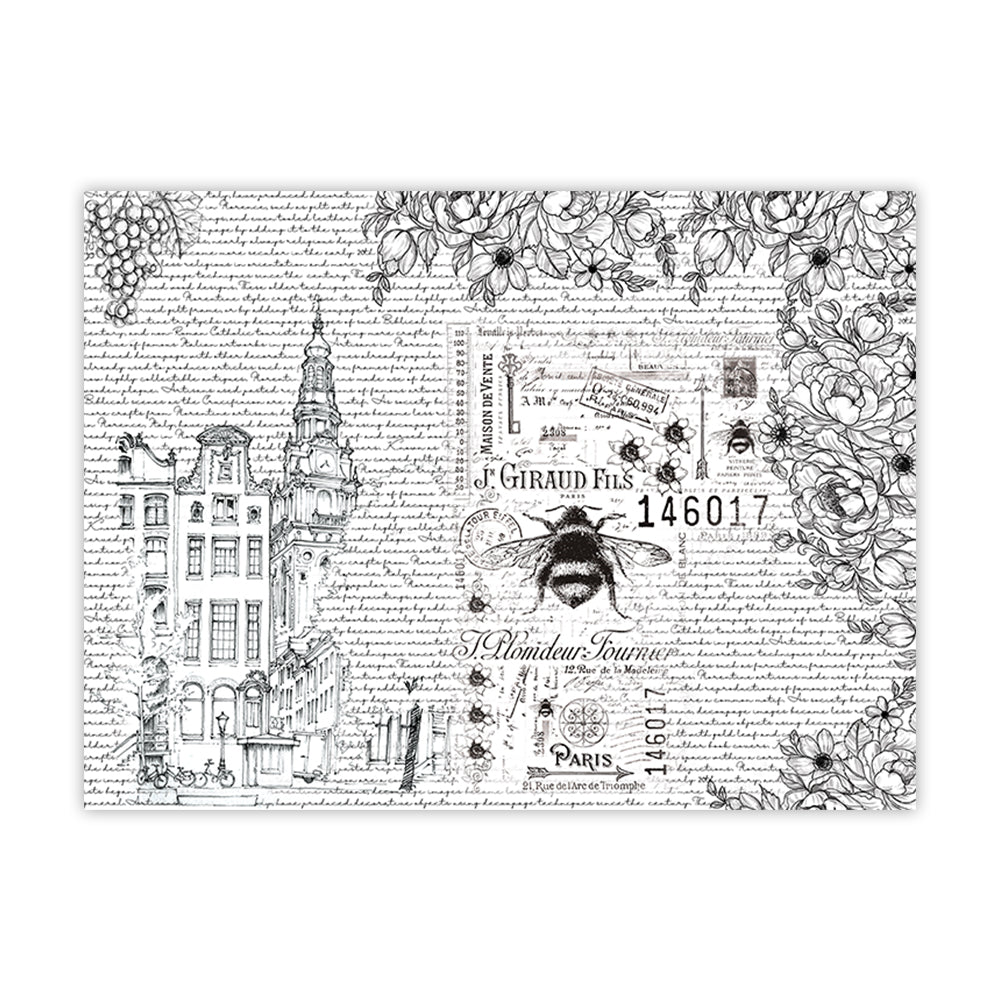 iCraft Decoupage Paper Pack - Dual-Sheet Set for Resin Art & Furniture Upcycling and DIY’s - 3041