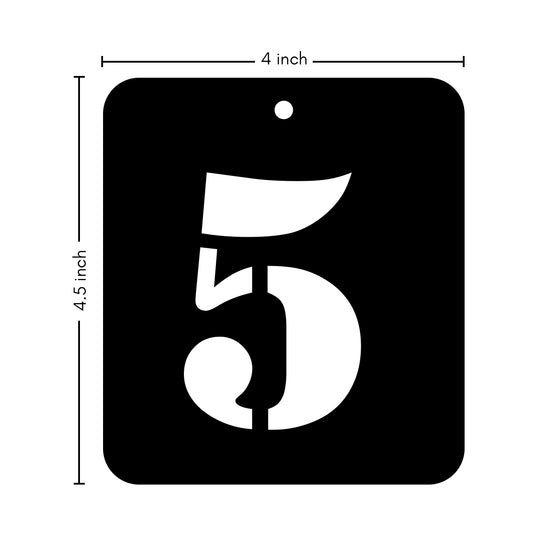 iCraft Numeric Stencil 4" x 4" - ICS-31 (5)