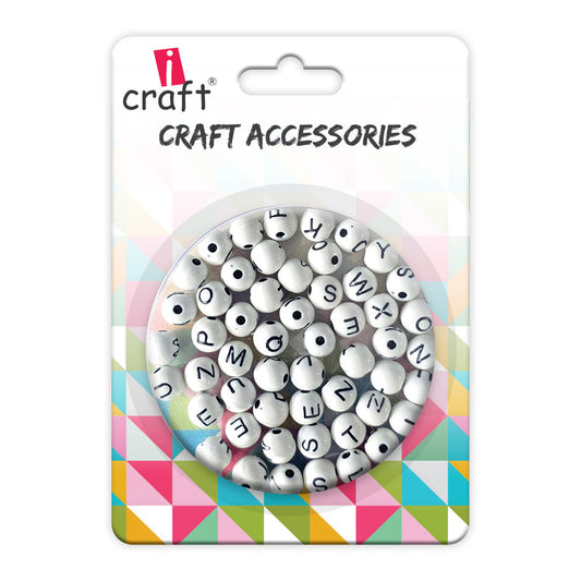 iCraft Alphabet Beads: BW Alphabet Beads Create Personalized Jewelry and More!