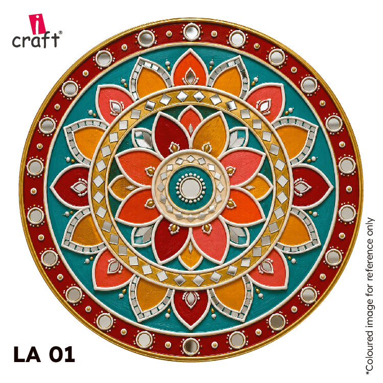 Lippan Mirror Art Kit – Traditional Craft Kit for Adults & Beginners
