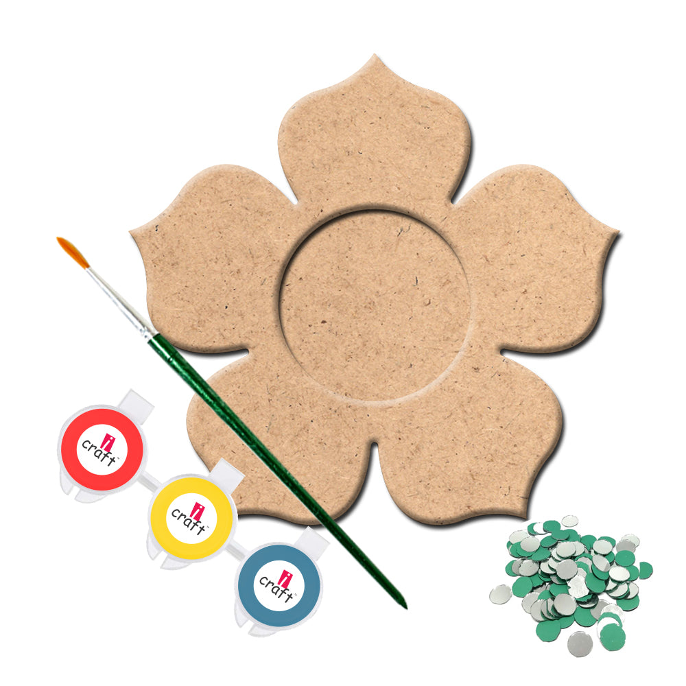iCraft Diya Platter DIY Kit – Paint & Decorate Festive Home Décor - FB 72