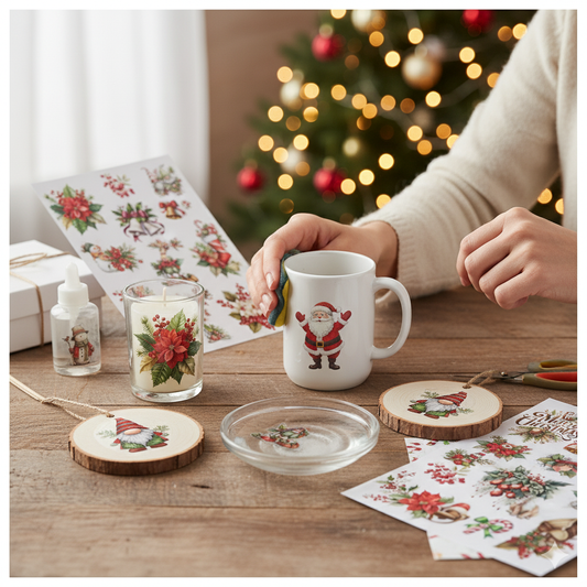 Water Insta Transfers - Classic Christmas Characters 7" x 10" | Code: XMAS 02