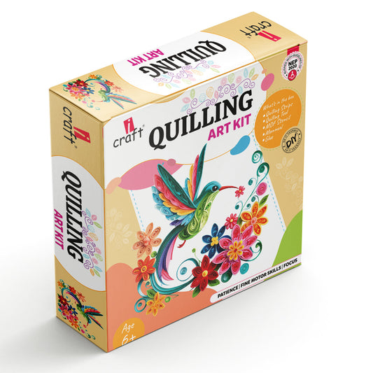 Beginner Quilling Kit for Kids Ages 6+: Paper Art Craft Set, Educational & Creative Gift