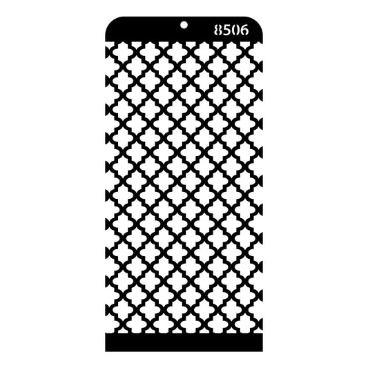 iCraft Multi-Surface Stencils - Perfect for Walls, DIY & Resin Art Projects | Reusable | Layering 4" x 8" Stencil-8506