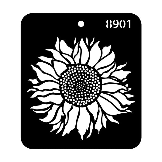 iCraft Multi-Surface Stencils - Perfect for Walls, DIY & Resin Art Projects | Reusable |Mini Stencil 4"x 4"-8901
