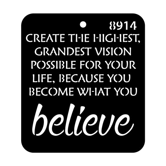 iCraft Multi-Surface Stencils - Perfect for Walls, DIY & Resin Art Projects | Reusable |Mini Stencil 4"x 4"-8914