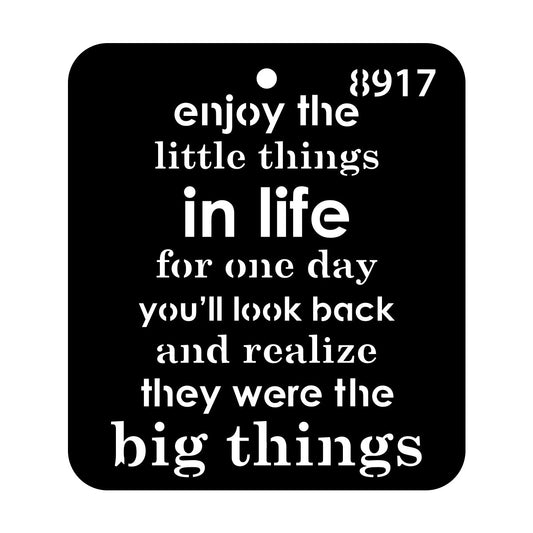 iCraft Multi-Surface Stencils - Perfect for Walls, DIY & Resin Art Projects | Reusable |Mini Stencil 4"x 4"-8917