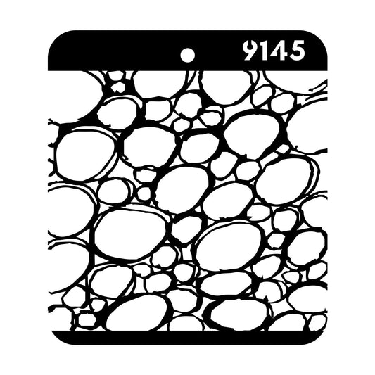 iCraft Multi-Surface Stencils - Perfect for Walls, DIY & Resin Art Projects | Reusable |Mini Stencil 4"x 4"-9145