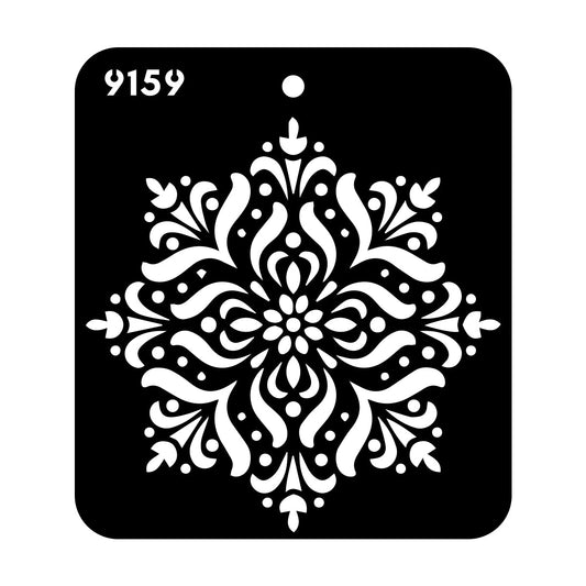 iCraft Multi-Surface Stencils - Perfect for Walls, DIY & Resin Art Projects | Reusable |Mini Stencil 4"x 4"-9159