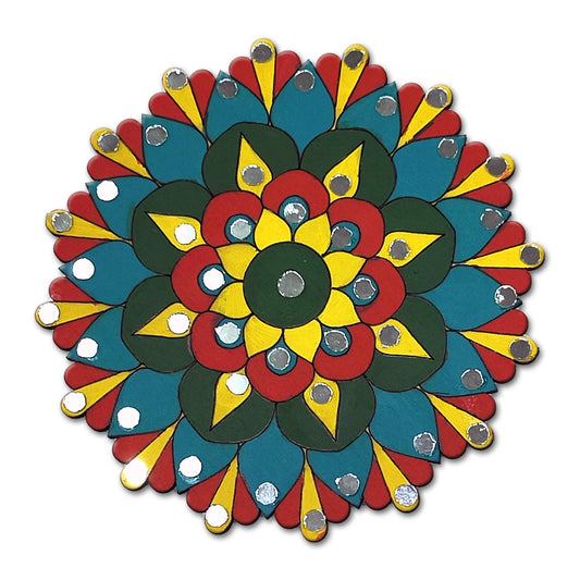 Mandala Art Painting Kit – 6" MDF Craft Kit for Kids & Adults – MMA 09
