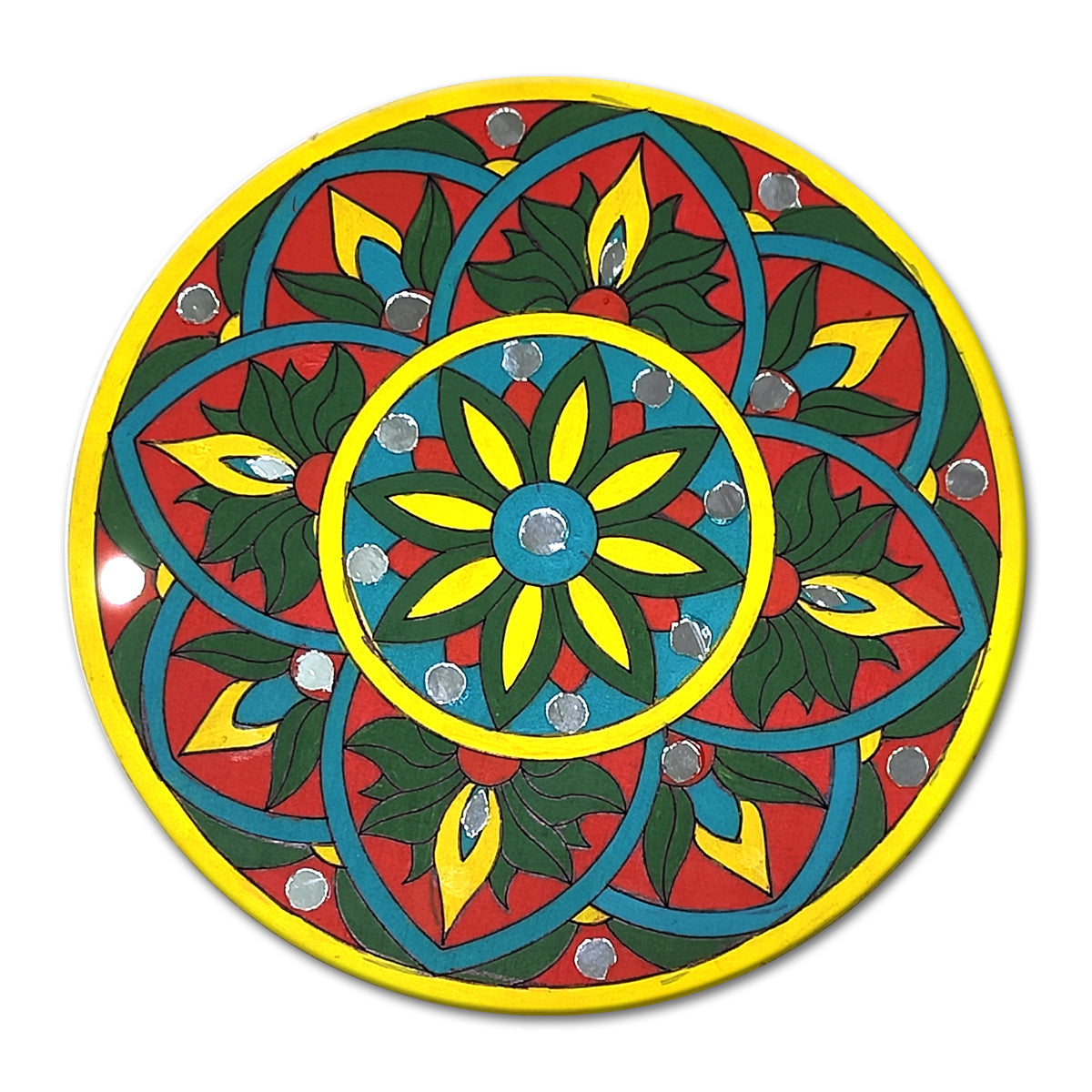 Mandala Art Painting Kit – 4" MDF Craft Kit for Kids & Adults – SMA 03