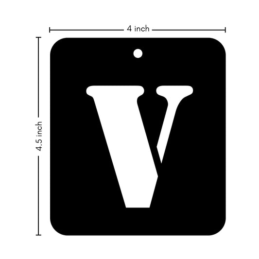iCraft Alphabet Stencil 4" x 4" - ICS-22 (V)