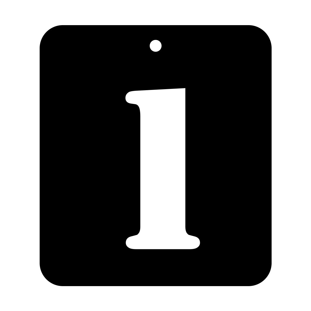 iCraft Numeric Stencil 4" x 4" - ICS-27 (1)