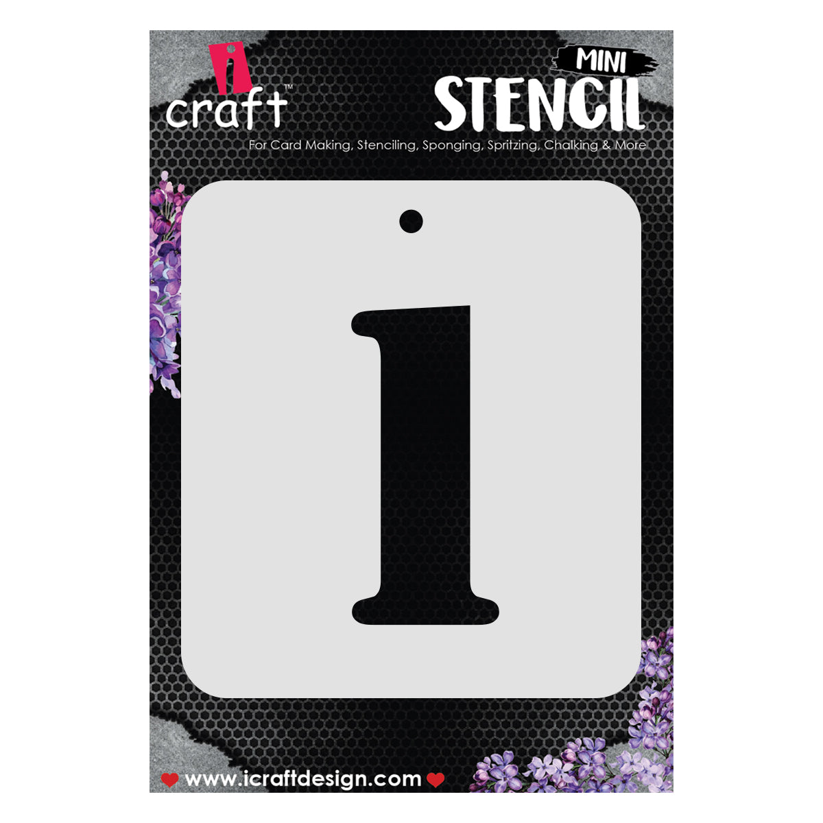 iCraft Numeric Stencil 4" x 4" - ICS-27 (1)