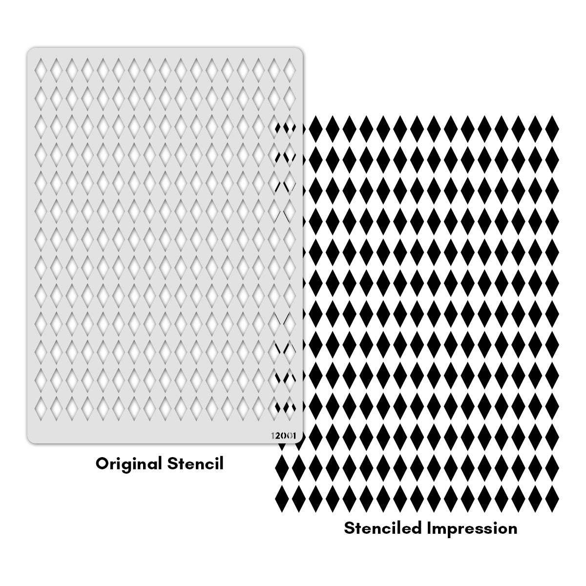 iCraft Multi-Surface Stencils - Perfect for Walls, DIY & Resin Art Projects | Reusable |A4 Stencil-12001