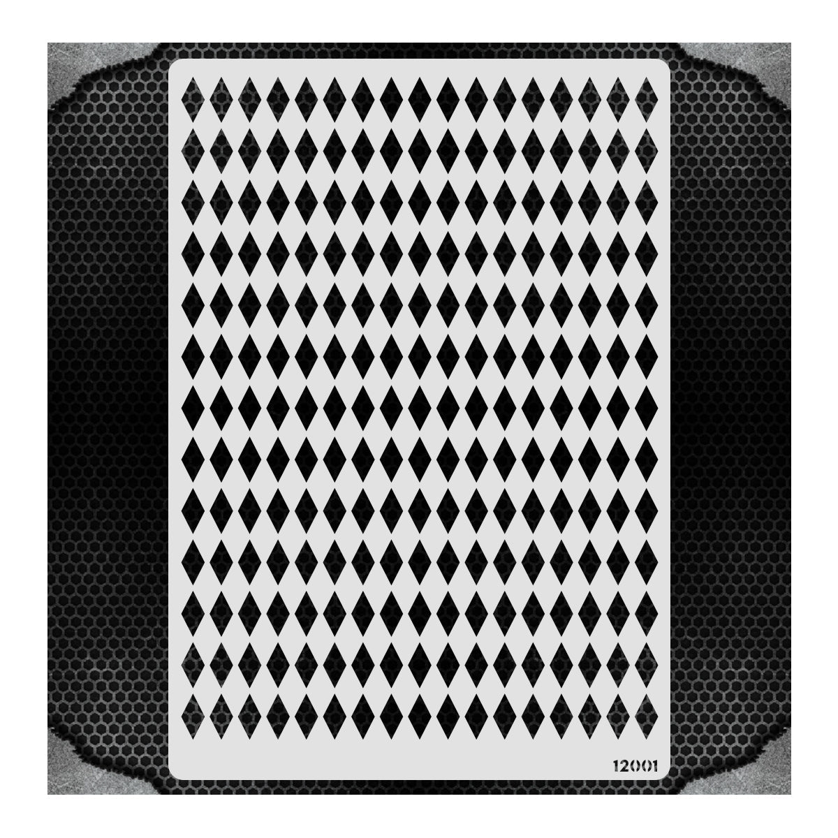 iCraft Multi-Surface Stencils - Perfect for Walls, DIY & Resin Art Projects | Reusable |A4 Stencil-12001