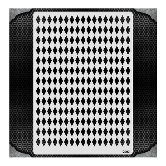 iCraft Multi-Surface Stencils - Perfect for Walls, DIY & Resin Art Projects | Reusable |A4 Stencil-12001