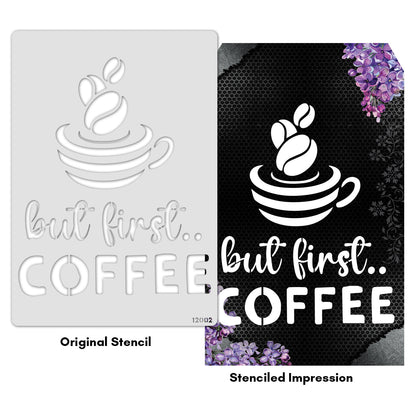 iCraft Multi-Surface Stencils - Perfect for Walls, DIY & Resin Art Projects | Reusable |A4 Stencil-12002