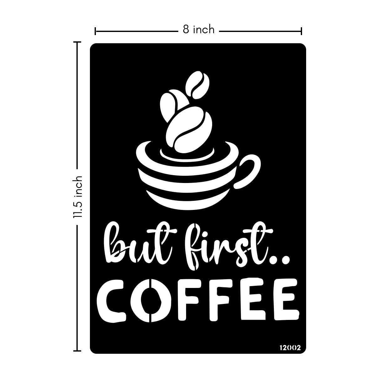 iCraft Multi-Surface Stencils - Perfect for Walls, DIY & Resin Art Projects | Reusable |A4 Stencil-12002