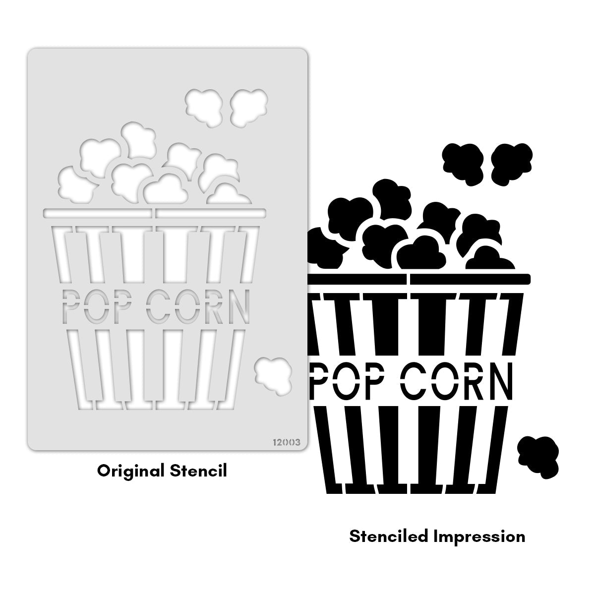 iCraft Multi-Surface Stencils - Perfect for Walls, DIY & Resin Art Projects | Reusable |A4 Stencil-12003