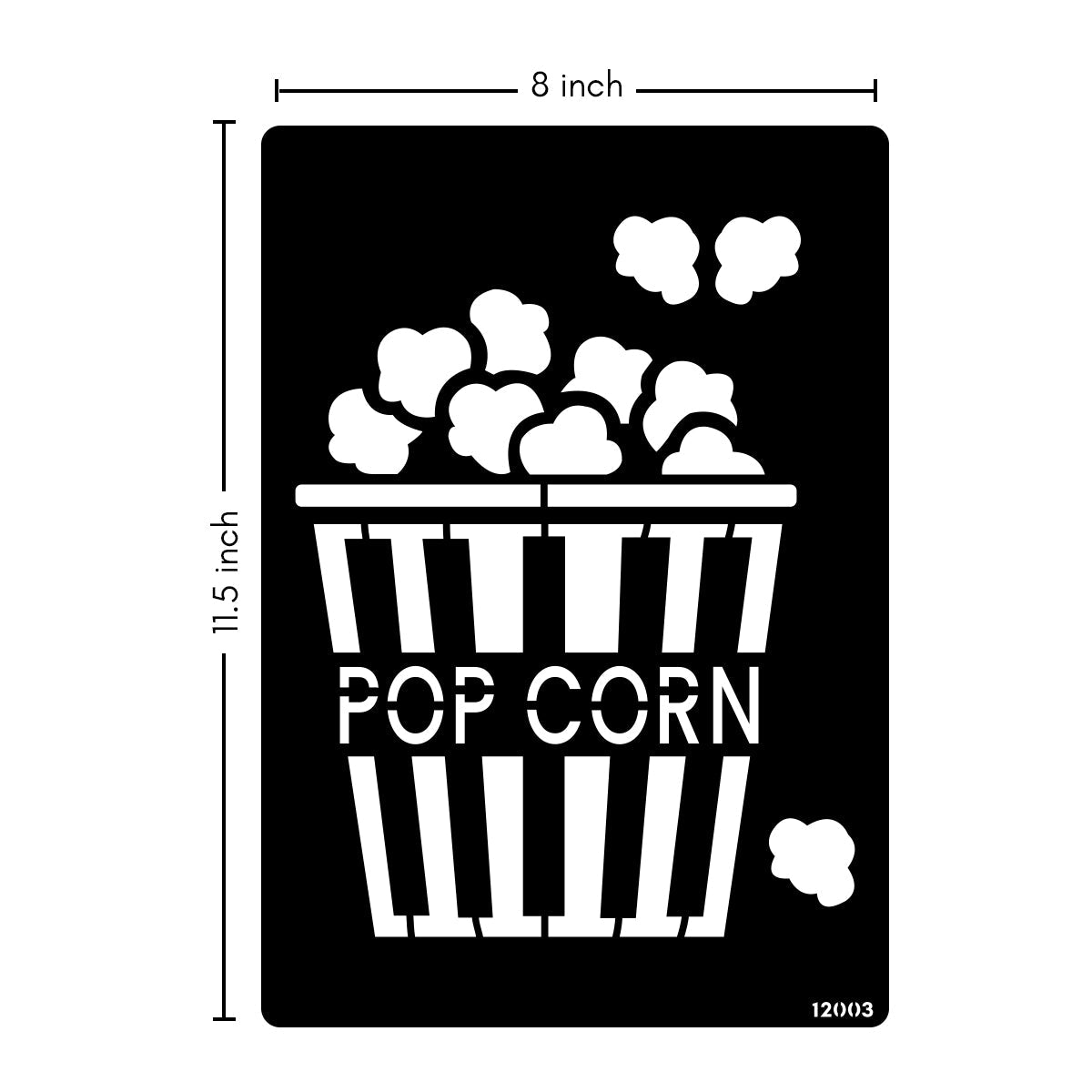 iCraft Multi-Surface Stencils - Perfect for Walls, DIY & Resin Art Projects | Reusable |A4 Stencil-12003