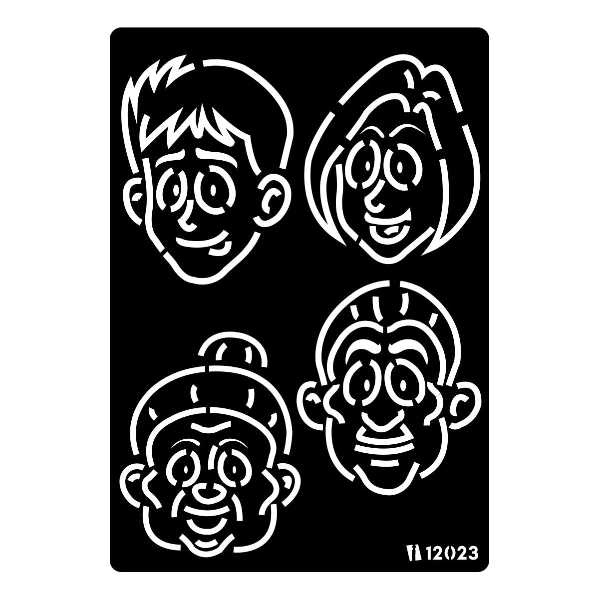 iCraft Multi-Surface Stencils - Perfect for Walls, DIY & Resin Art Projects | Reusable |A4 Stencil-12023