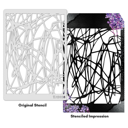iCraft Multi-Surface Stencils - Perfect for Walls, DIY & Resin Art Projects | Reusable |A4 Stencil-12028