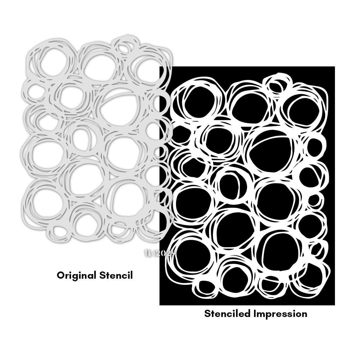 iCraft Multi-Surface Stencils - Perfect for Walls, DIY & Resin Art Projects | Reusable |A4 Stencil-12029