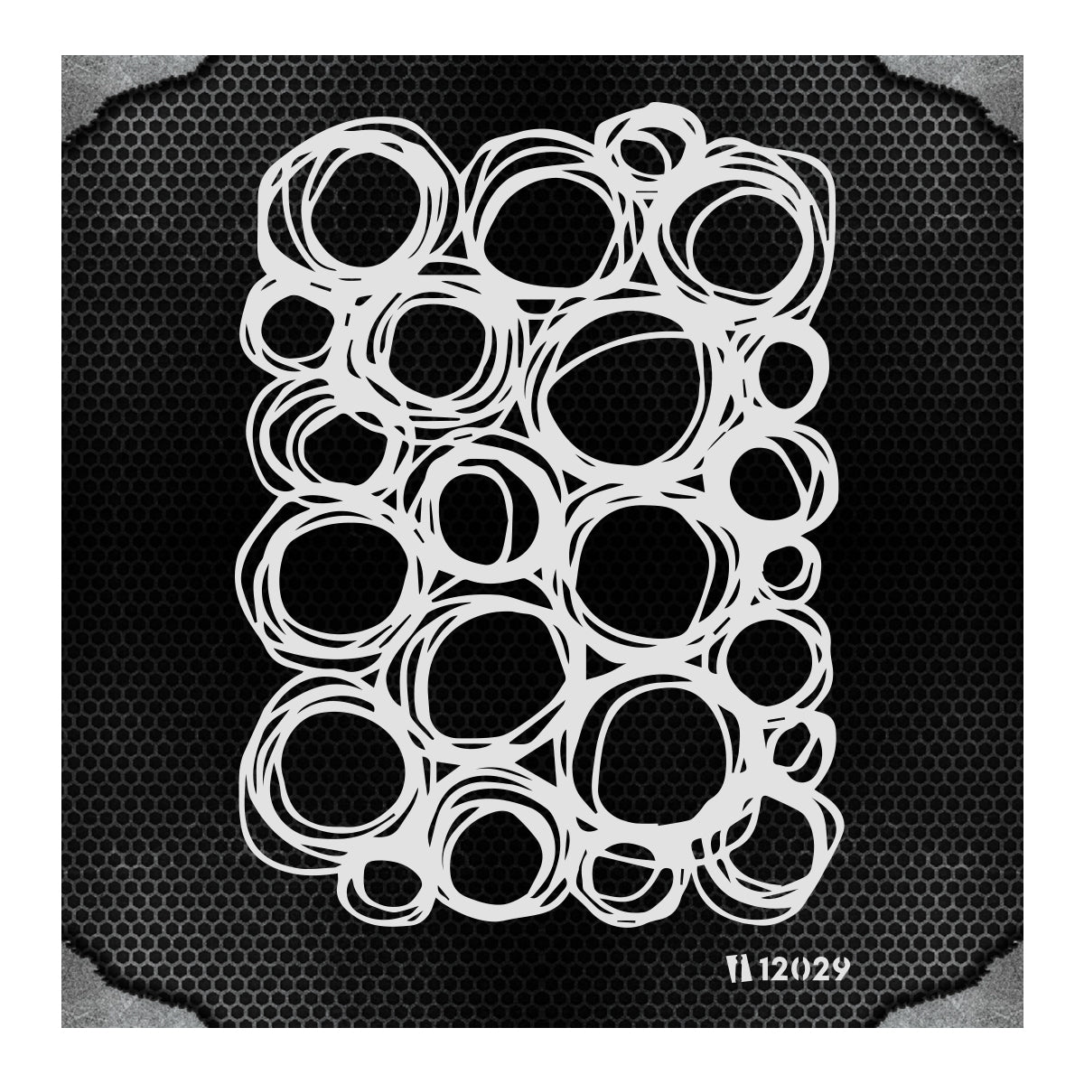 iCraft Multi-Surface Stencils - Perfect for Walls, DIY & Resin Art Projects | Reusable |A4 Stencil-12029