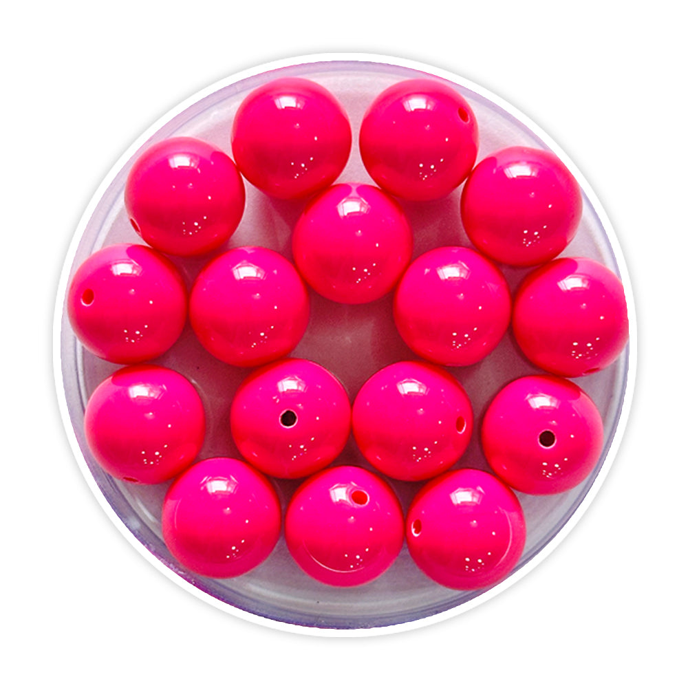 iCraft Accessories-Neon Pink Moti 12mm.Pack Of 30 Grams