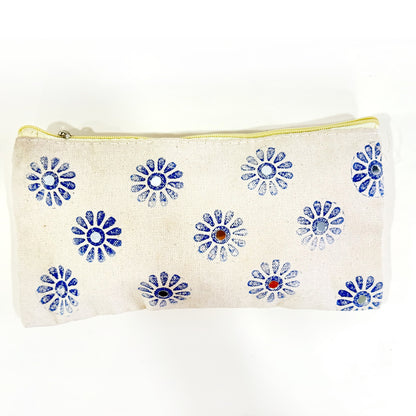 Block Painting Kit | Traditional Block Printing Craft Kit with Canvas Pouch, Paints & Designer Block