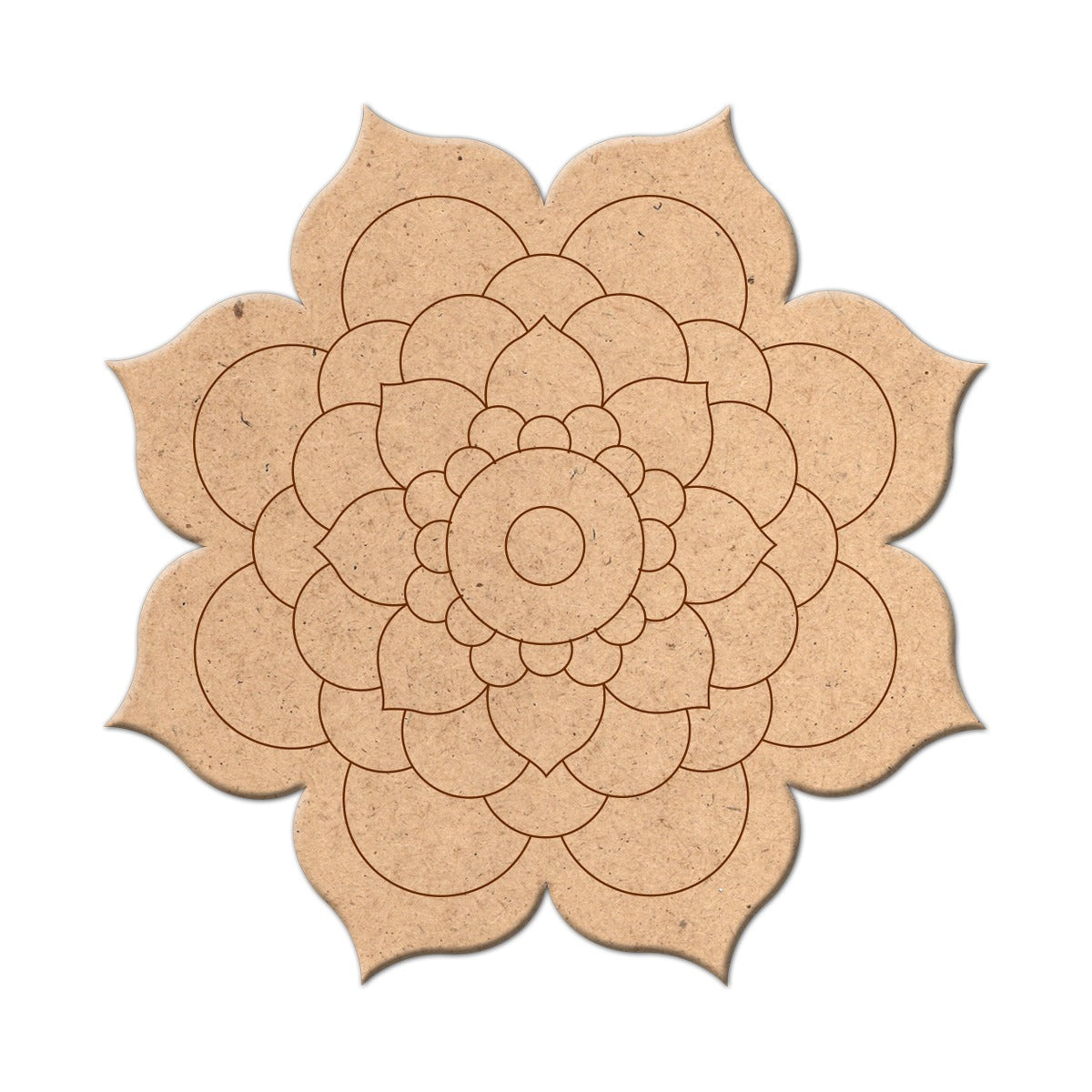 iCraft  Pre Marked MDF Base For Painting,Home Décor,Lippan Art,Wall Hanging And Many More