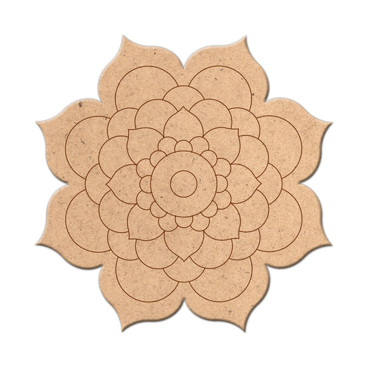 iCraft  Pre Marked MDF Base For Painting,Home Décor,Lippan Art,Wall Hanging And Many More