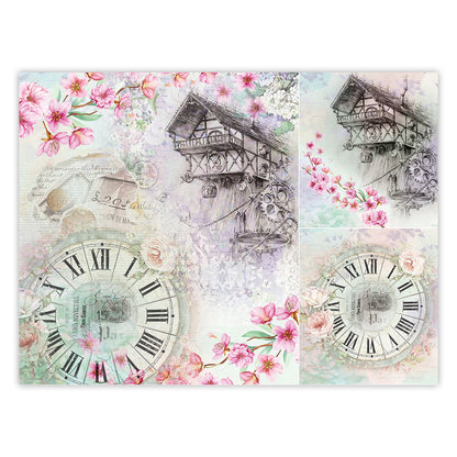 iCraft Decoupage Paper Pack - Dual-Sheet Set for Resin Art & Furniture Upcycling and DIY’s - 3006