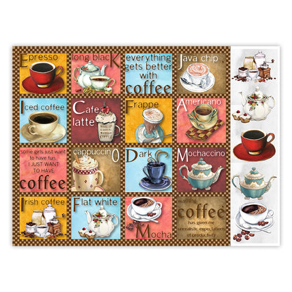 iCraft Decoupage Paper Pack - Dual-Sheet Set for Resin Art & Furniture Upcycling and DIY’s - 3016