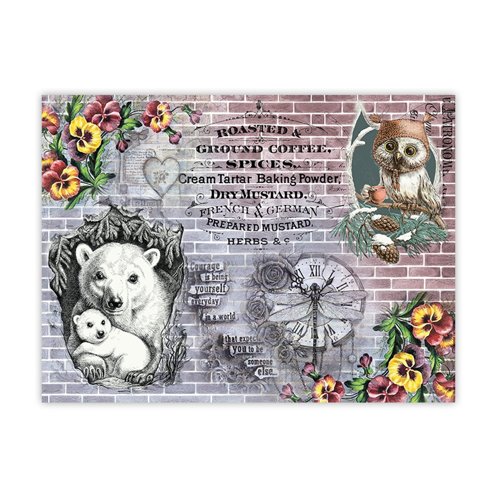 iCraft Decoupage Paper Pack - Dual-Sheet Set for Resin Art & Furniture Upcycling and DIY’s - 3026