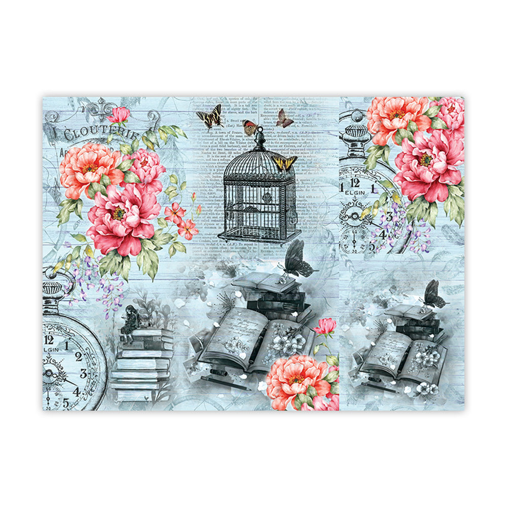 iCraft Decoupage Paper Pack - Dual-Sheet Set for Resin Art & Furniture Upcycling and DIY’s - 3028