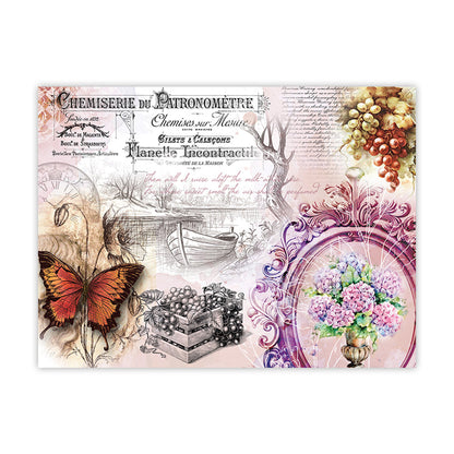 iCraft Decoupage Paper Pack - Dual-Sheet Set for Resin Art & Furniture Upcycling and DIY’s - 3038