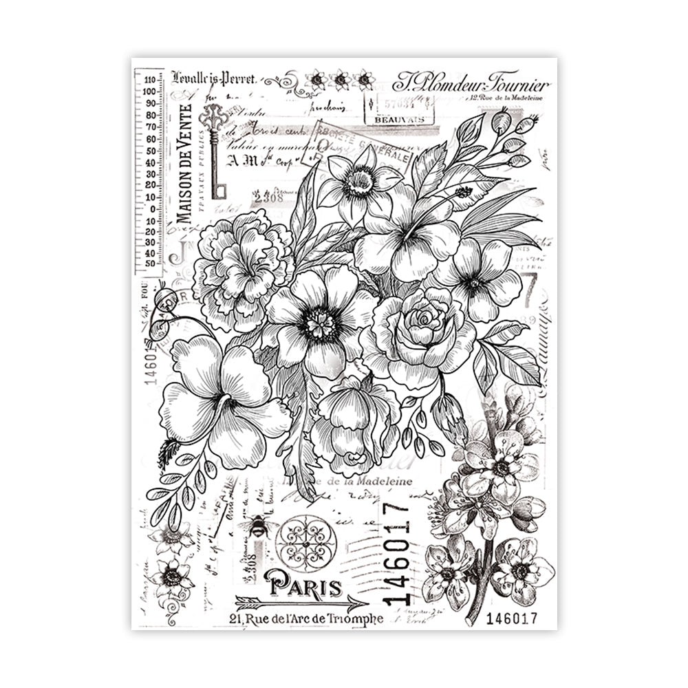 iCraft Decoupage Paper Pack - Dual-Sheet Set for Resin Art & Furniture Upcycling and DIY’s - 3042