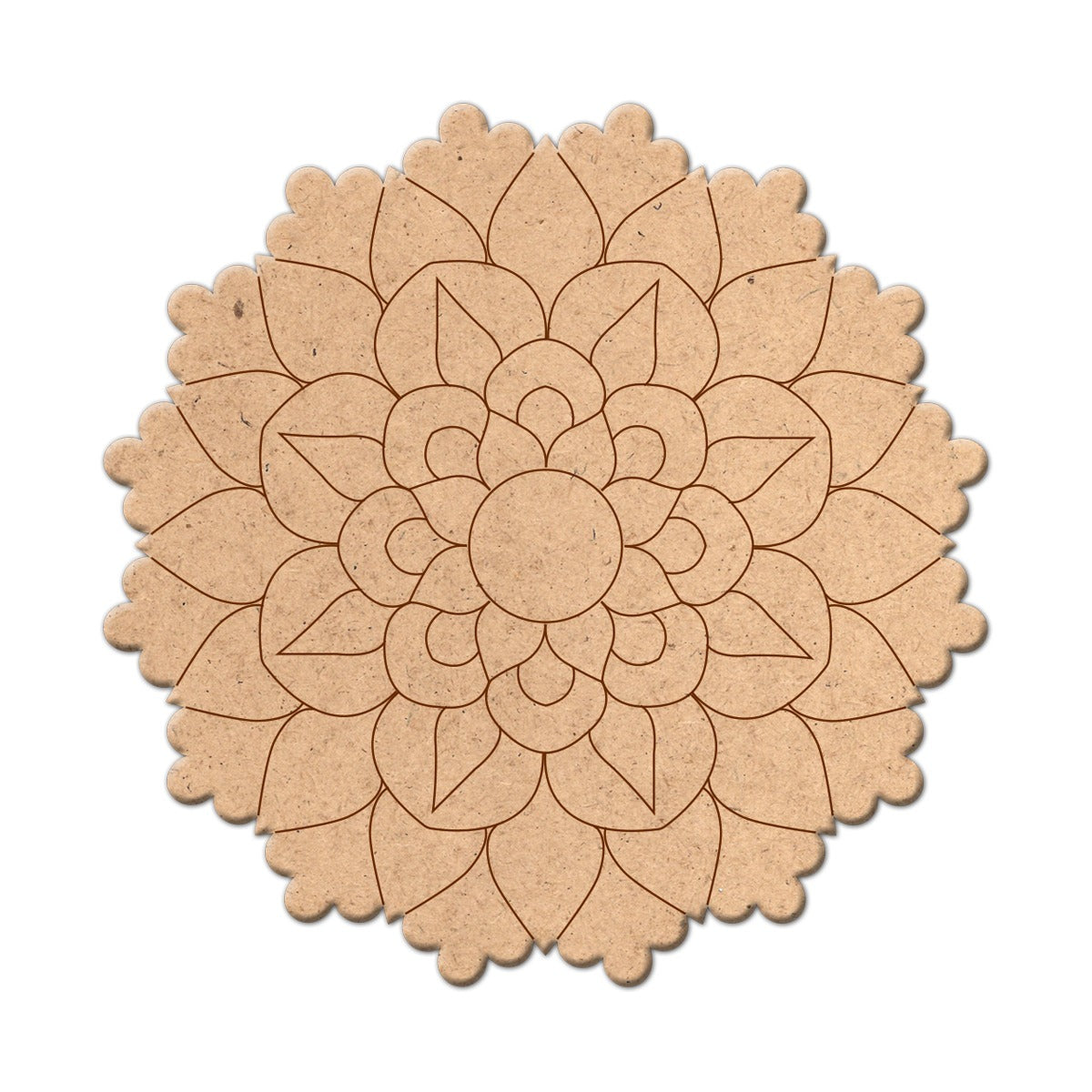 iCraft  Pre Marked MDF Base For Painting,Home Décor,Lippan Art,Wall Hanging And Many More