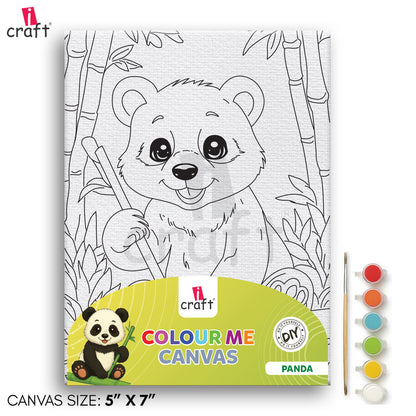 Colour Me Canvas Painting Kit – 5x7" Paint Your Own Art Kit for Kids & Adults