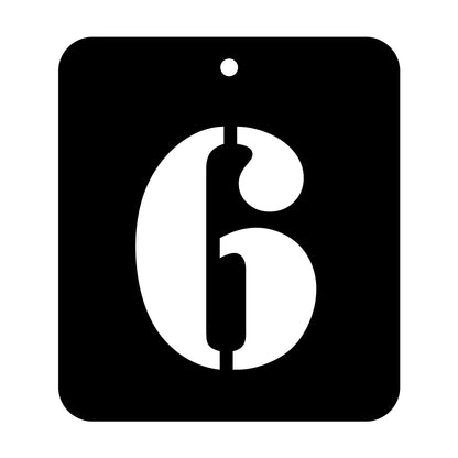 iCraft Numeric Stencil 4" x 4" - ICS-32 (6)