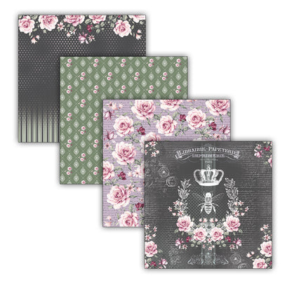 iCraft The Rose World 8" x 8" Patterned Papers (Pack of 24 Sheets)