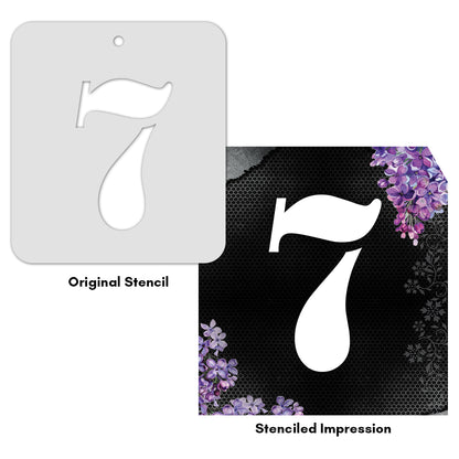 iCraft Numeric Stencil 4" x 4" - ICS-33 (7)