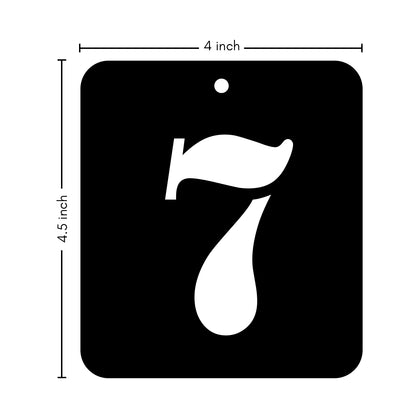 iCraft Numeric Stencil 4" x 4" - ICS-33 (7)