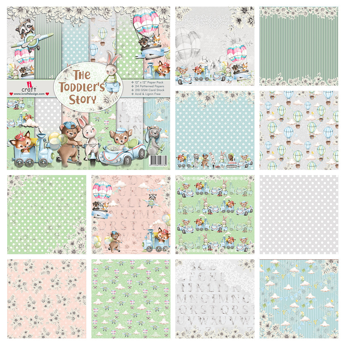 iCraft Pattern Paper- The Toddler's Story