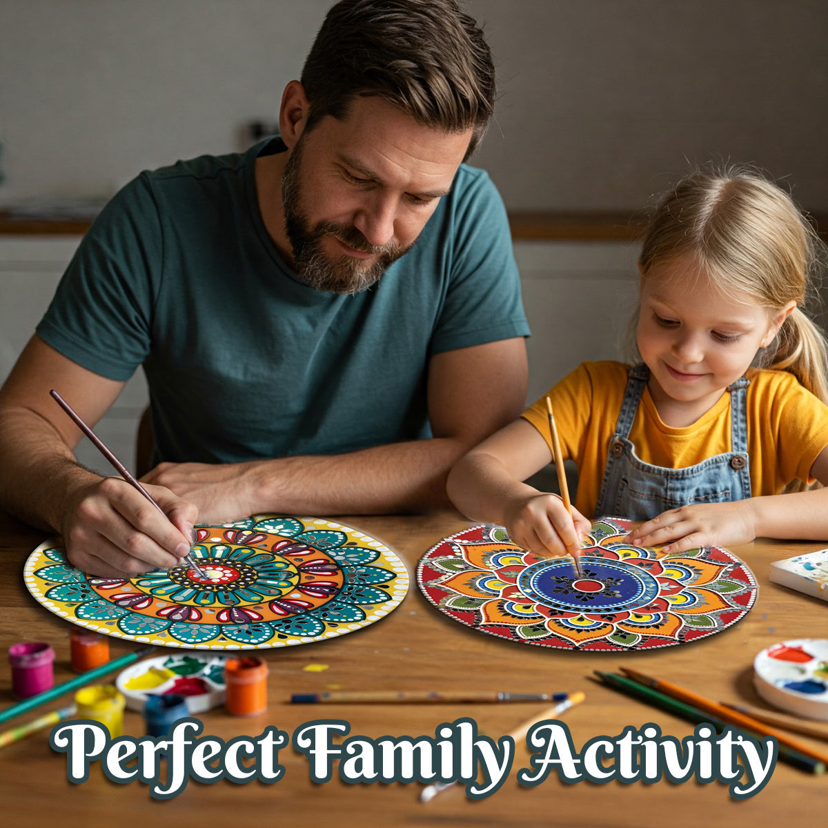 Traditional Mandala Art Kit - Diwali Special for a Festive Home - Beginner-Friendly Mandala Painting Therapy Kit for Mindfulness and Creativity