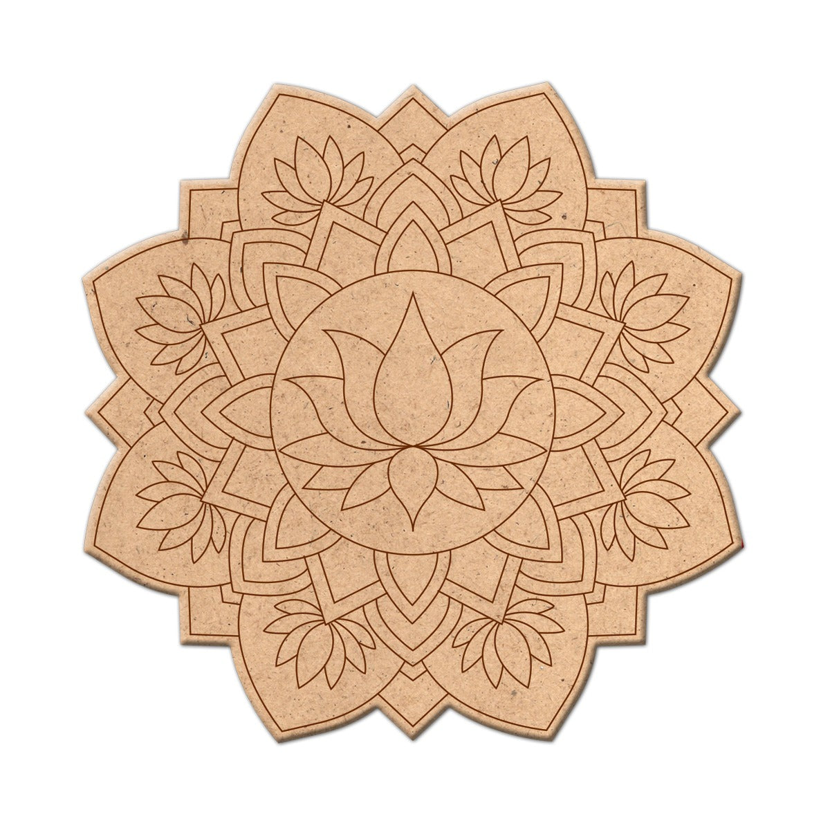 iCraft  Pre Marked MDF Base For Painting,Home Décor,Lippan Art,Wall Hanging And Many More