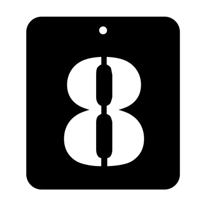iCraft Numeric Stencil 4" x 4" - ICS-34 (8)